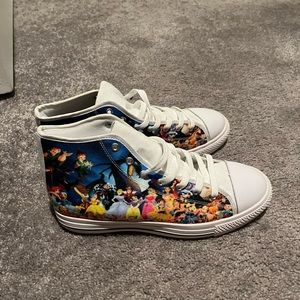 never worn, Disney character, size 10, women’s sneakers